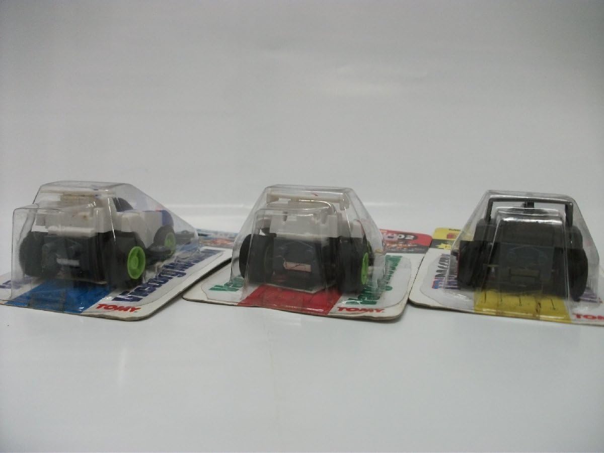 TOMY チビヨン　3台セット Amazon.co.jp: レッツ＆ゴー チビヨン 3種セット ミニ4WD